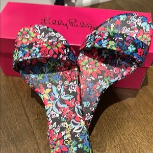 Lilly Pulitzer Multicolor Floral Slides